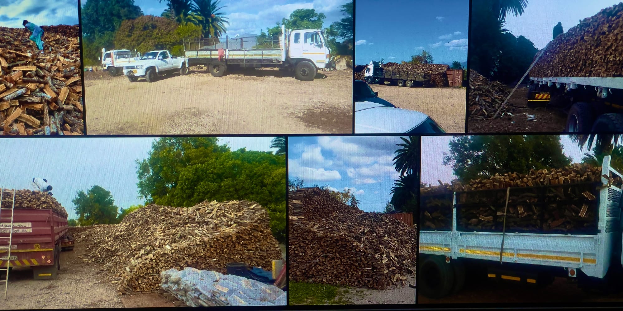 We Supply & Deliver Quality Thick Dry Chopped Wood - R 250.00 Per 100 Pieces