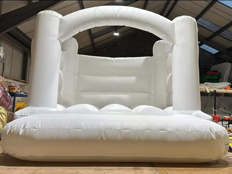 White Bouncy Castle