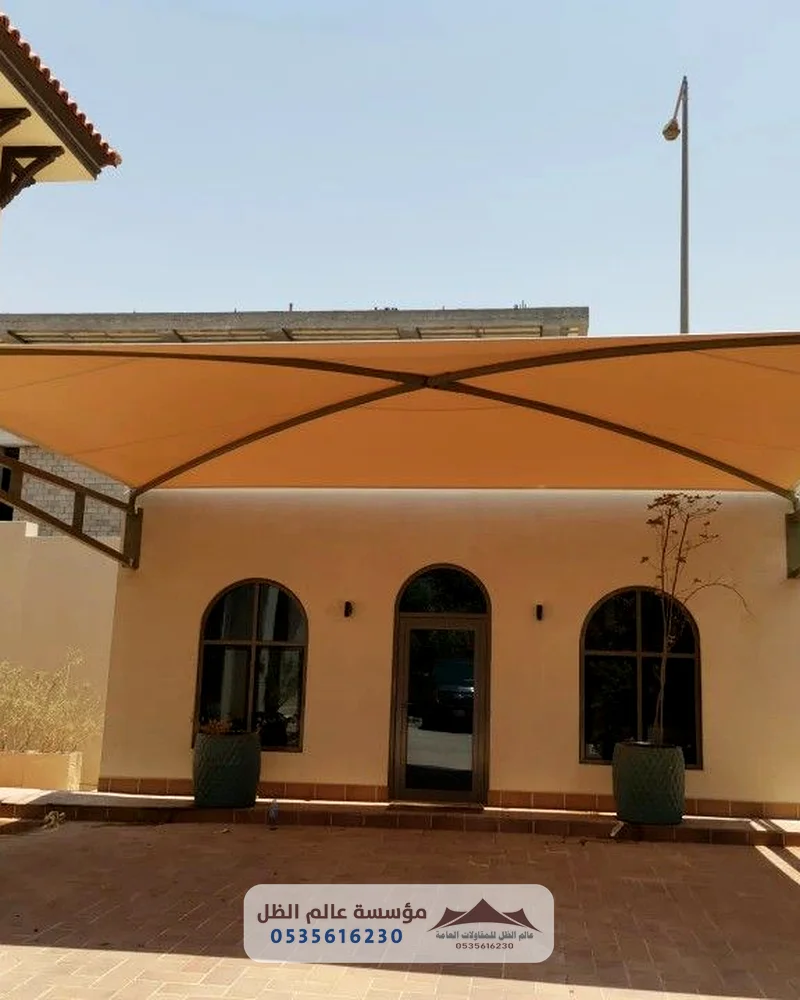 تركيب مظلات سيارات PVC في الرياض