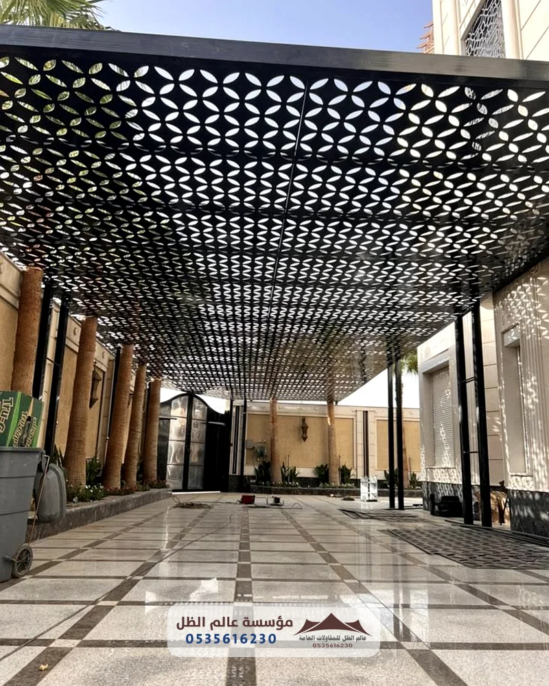 مقاول مظلات برجولات قص ليزر باسعار منافسة 