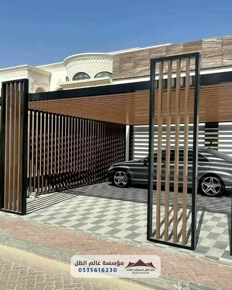برجولات مواقف سيارات مبتكرة وعصرية مناسبة للفلل والقصور في الرياض 