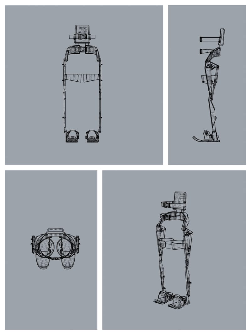 Mechanical Exoskeleton Assist Device
