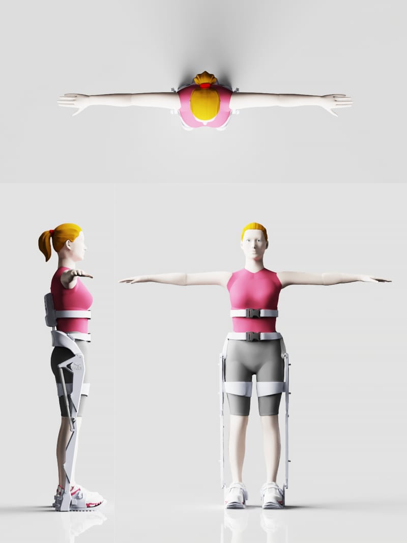 Mechanical Exoskeleton Assist Device