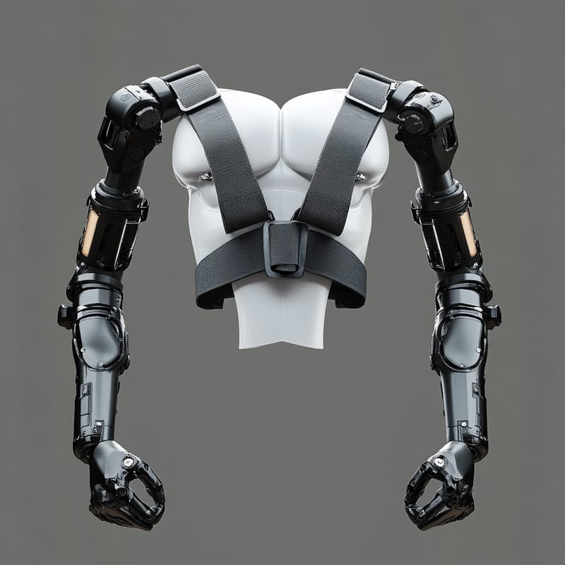 Smart wearable exoskeleton mechanical arm