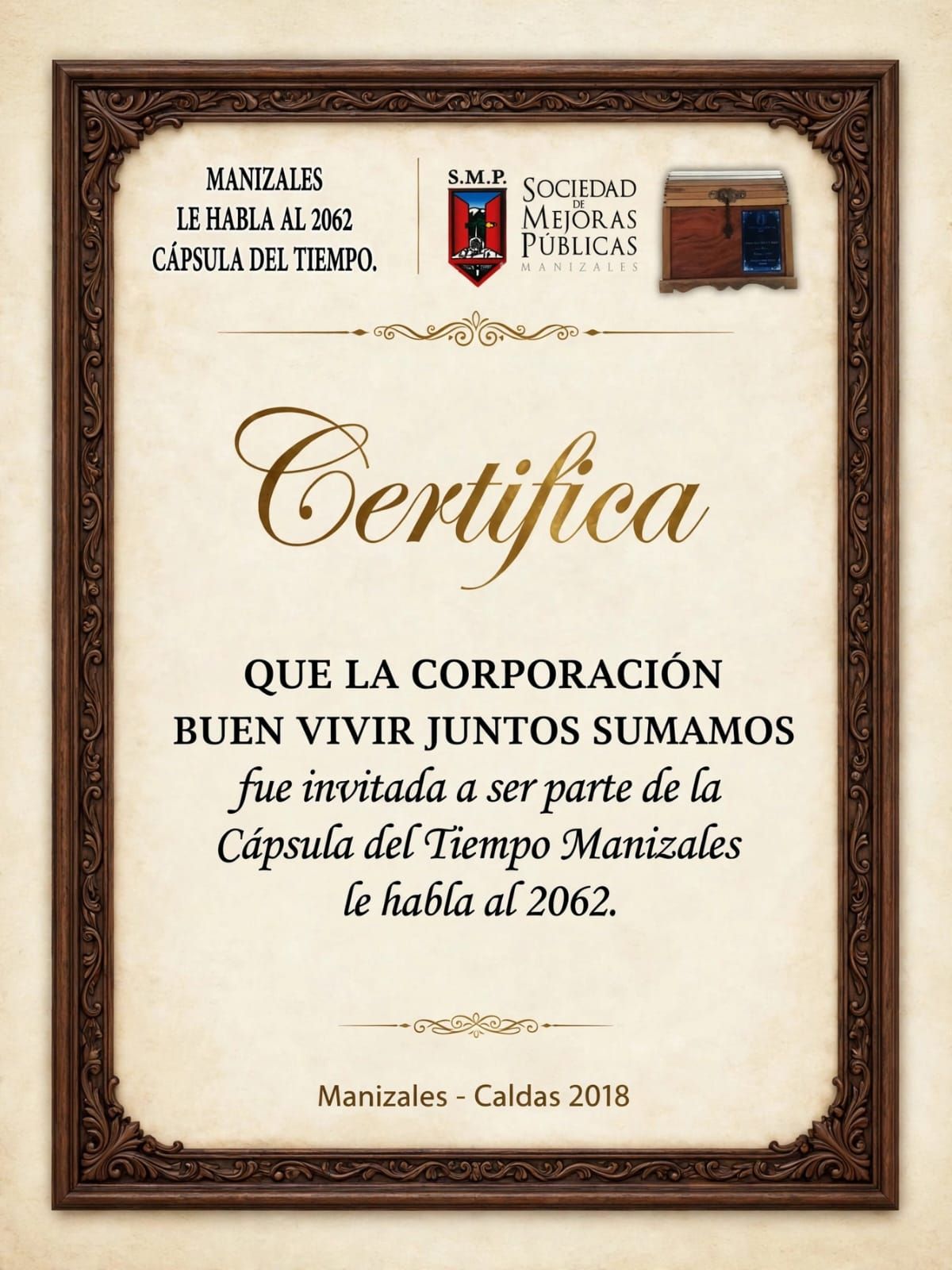 PARTICIPACIÓN CÁPSULA DEL TIEMPO 2018