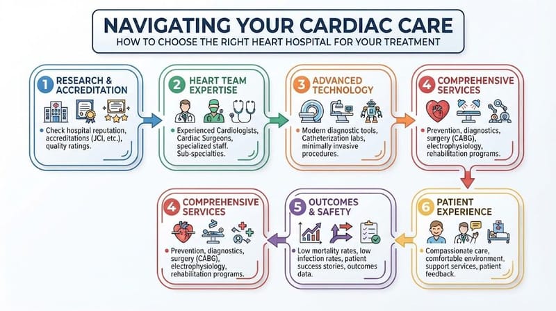 Navigating Your Cardiac Care: How to Choose the Right Heart Hospital for Your Treatment