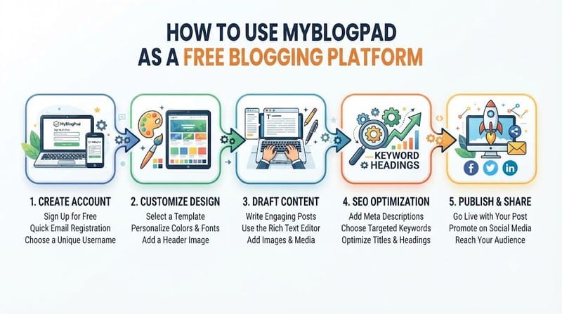 How to Use MyBlogPad as a Free Blogging Platform