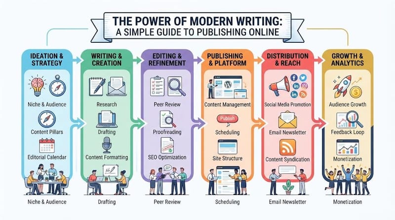 The Power of Modern Writing: A Simple Guide to Publishing Online