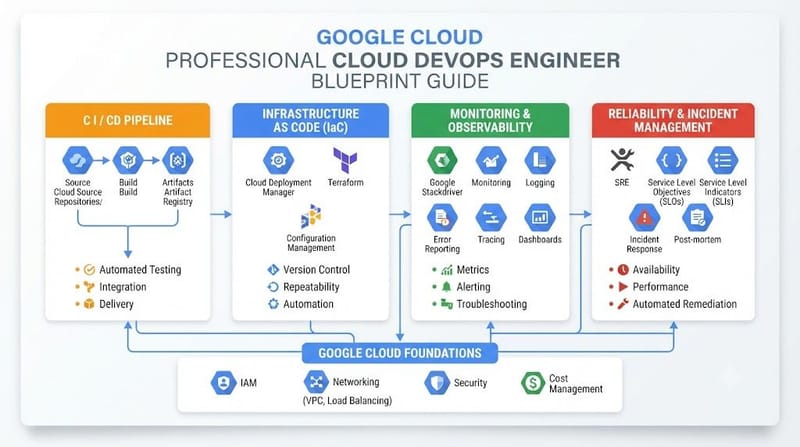 Google Cloud Professional Cloud DevOps Engineer Blueprint Guide
