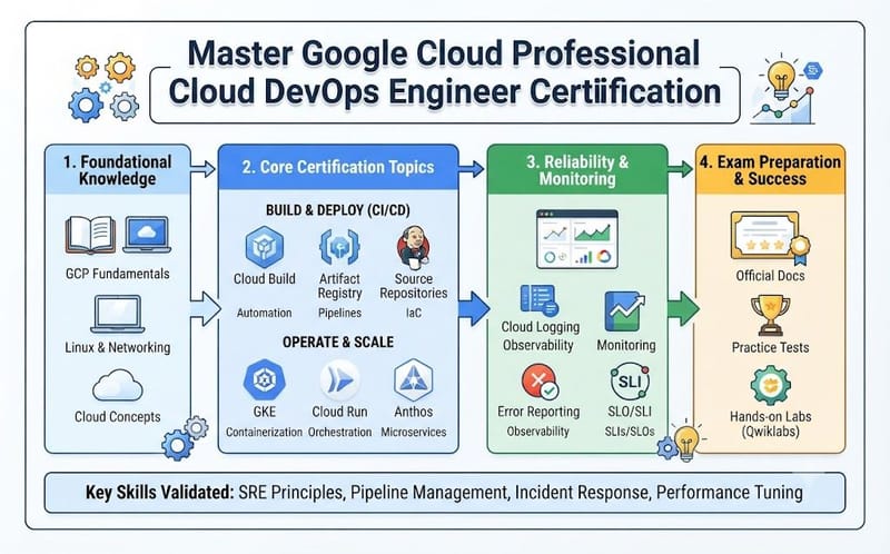 Master Google Cloud Professional Cloud DevOps Engineer Certification