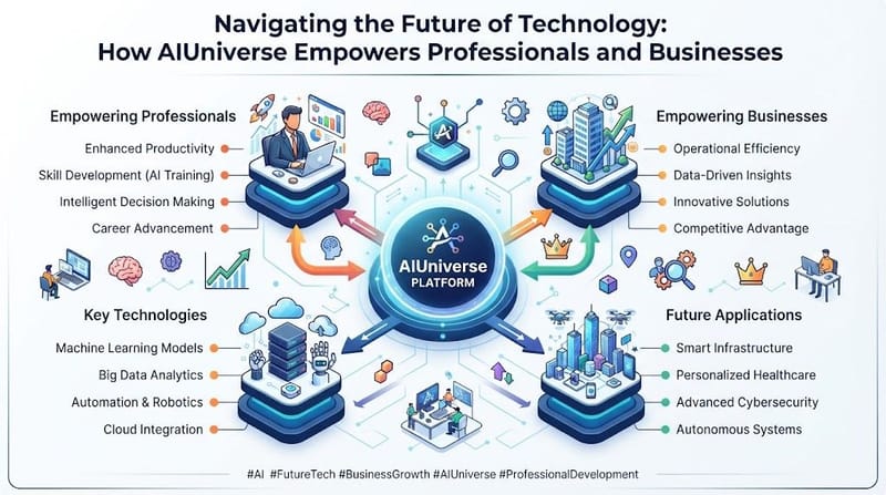Navigating the Future of Technology: How AIUniverse Empowers Professionals and Businesses