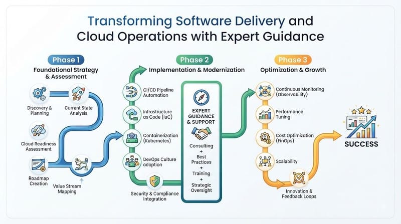 Transforming Software Delivery and Cloud Operations with Expert Guidance