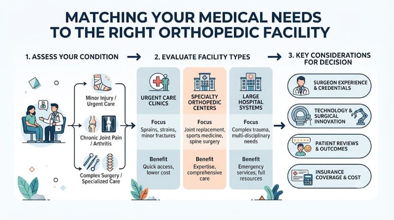 Matching Your Medical Needs to the Right Orthopedic Facility