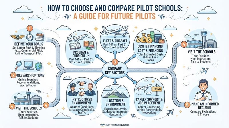 How to Choose and Compare Pilot Schools: A Guide for Future Pilots