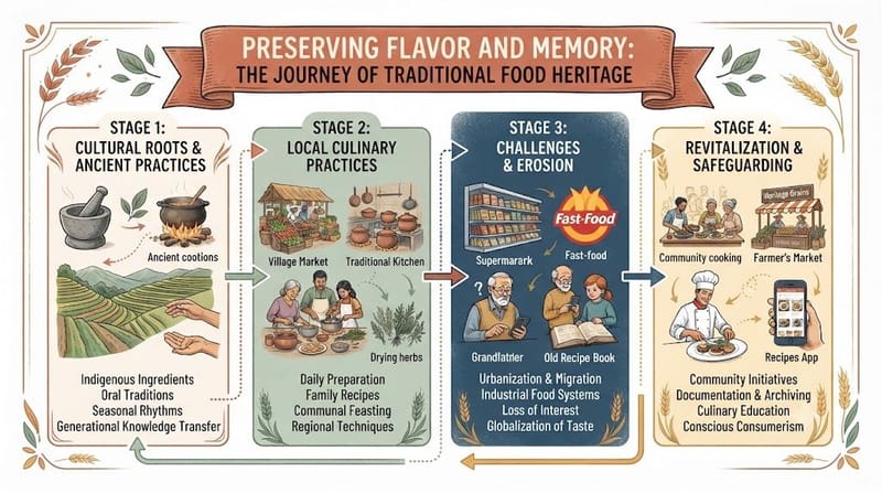 Preserving Flavor and Memory: The Journey of Traditional Food Heritage
