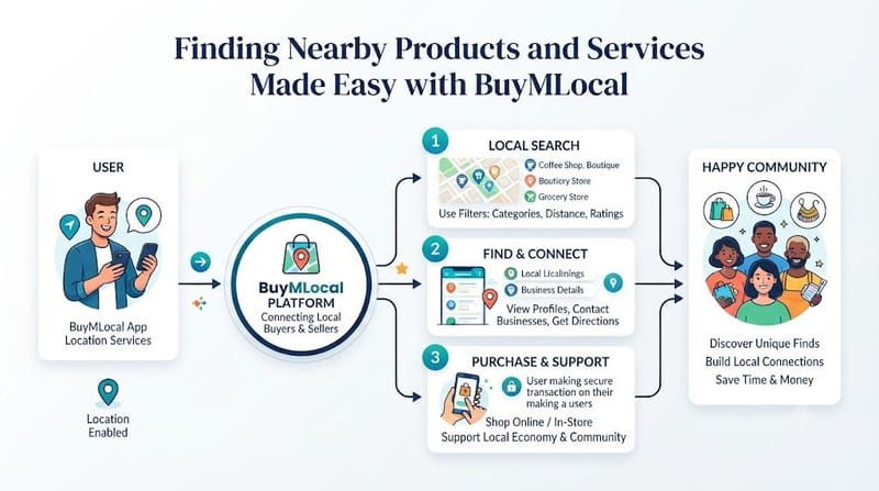 Finding Nearby Products and Services Made Easy with BuyMLocal