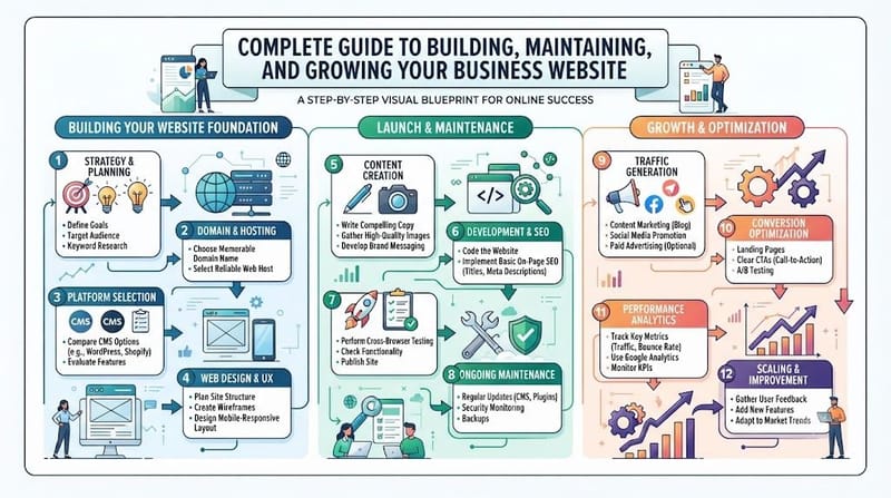 Complete Guide to Building, Maintaining, and Growing Your Business Website