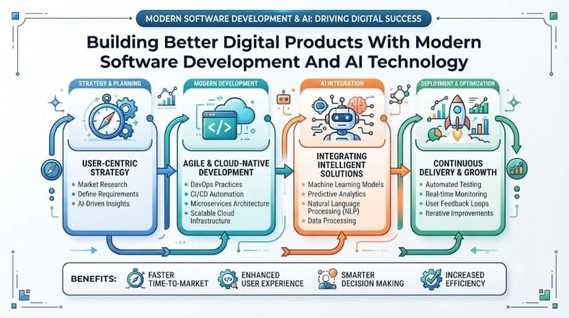 Building Better Digital Products With Modern Software Development And AI Technology