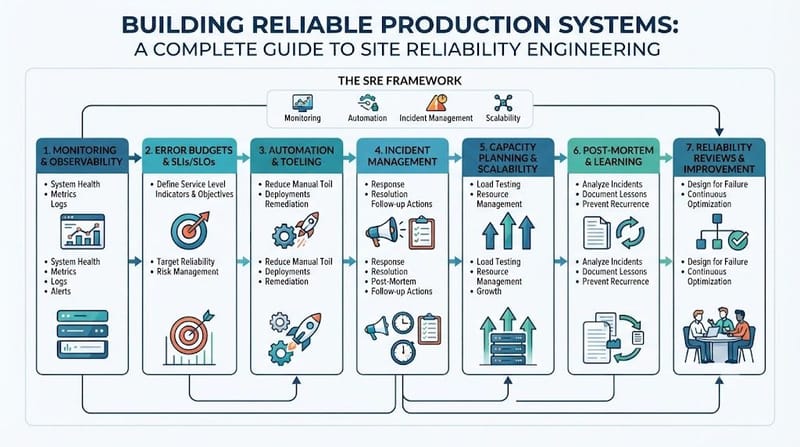 Building Reliable Production Systems: A Complete Guide to Site Reliability Engineering