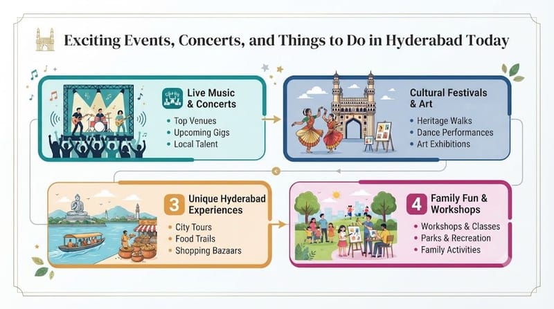 Exciting Events, Concerts, and Things to Do in Hyderabad Today