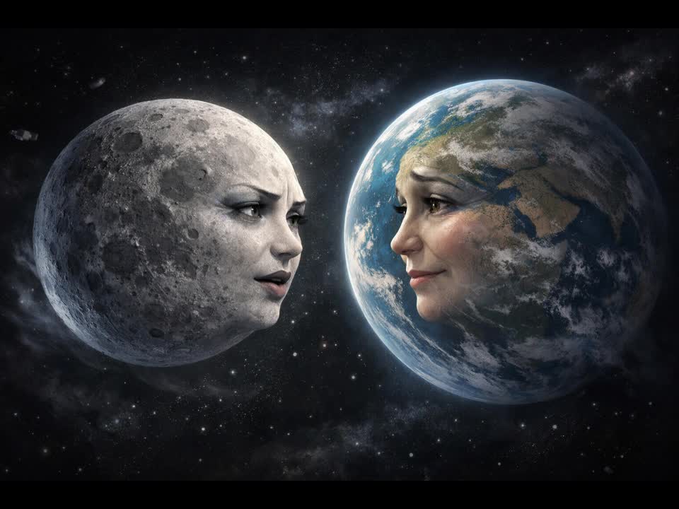 La Lune en Colère contre sa Mère