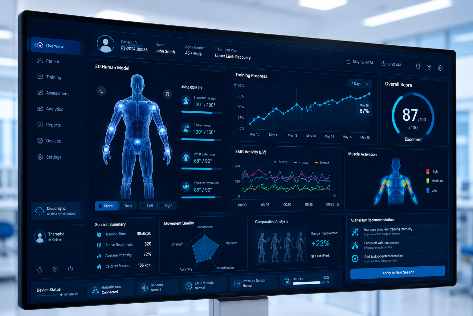 Advanced Rehabilitation Robotics