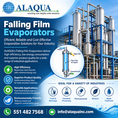 Key Benefits of Using Falling Film Evaporators in Industrial Applications