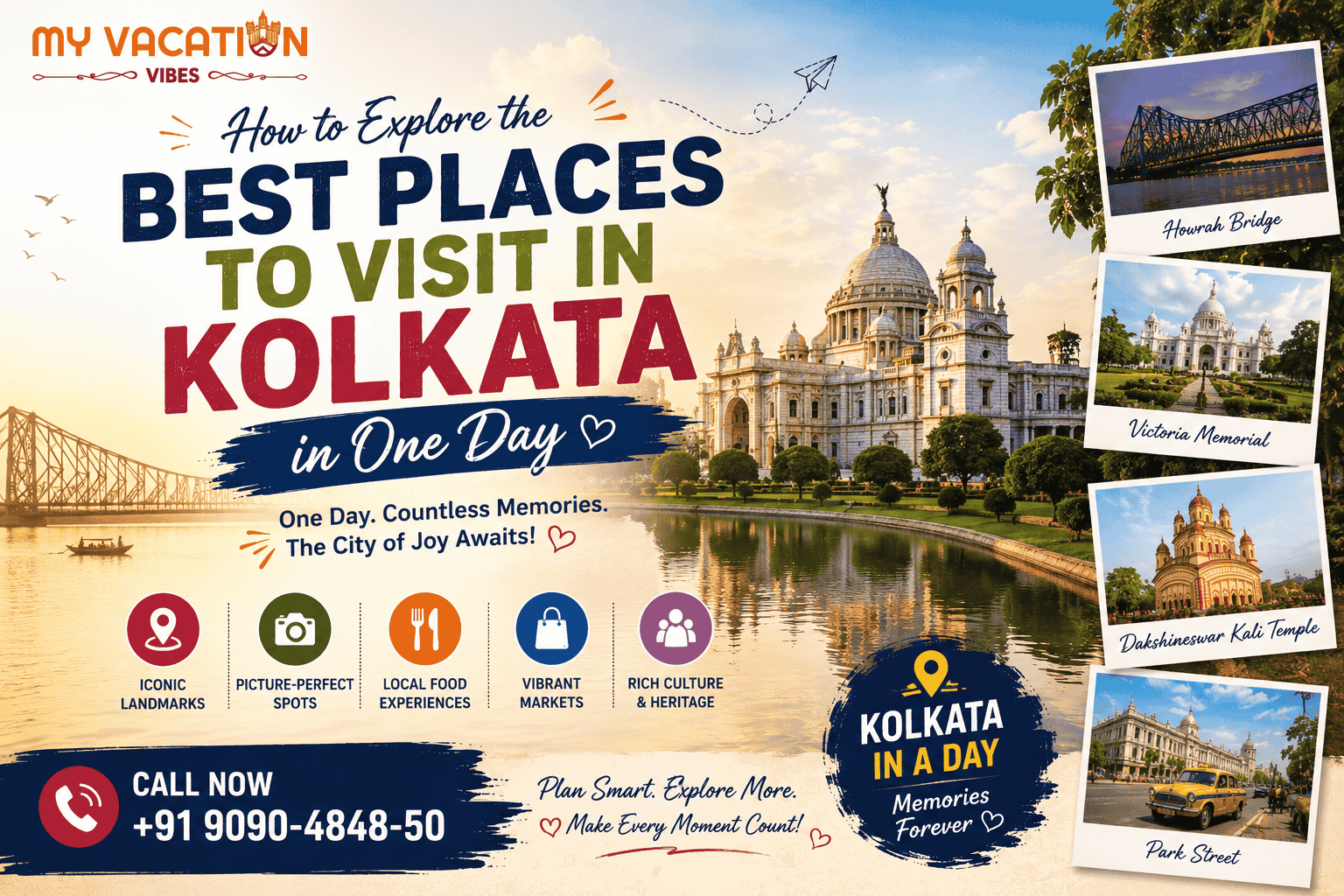 How to Explore the Best Places to Visit in Kolkata in One Day