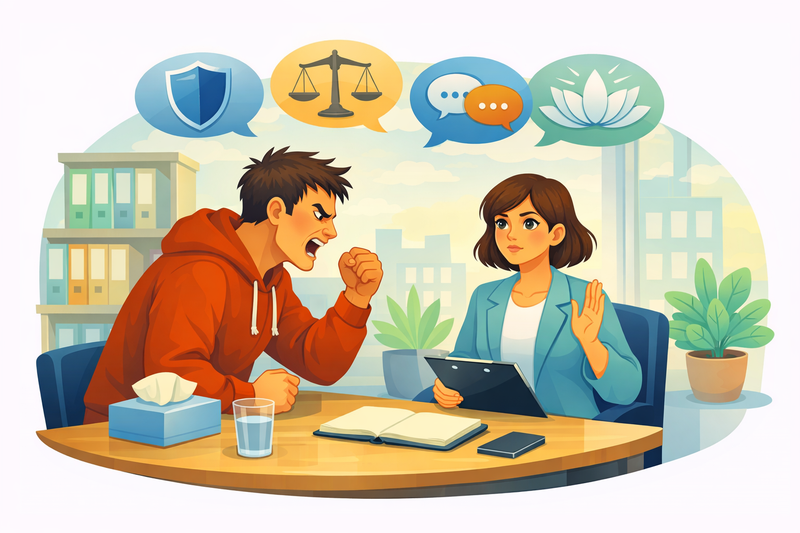 Gestion des situations complexes, des tensions et des comportements agressifs