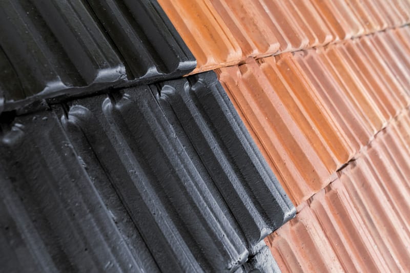 mise en peinture de la toiture