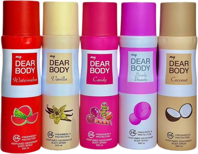My Dear Body Spray 250ml body fragrance spray bottle