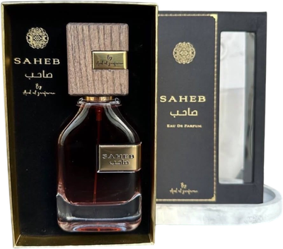 Saheb Eau de Parfum 100ml perfume bottle.