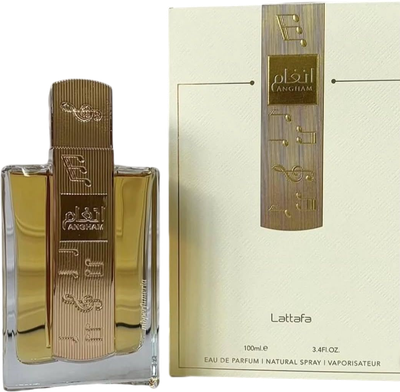 Lattafa Angham Eau de Parfum 100ml perfume bottle.
