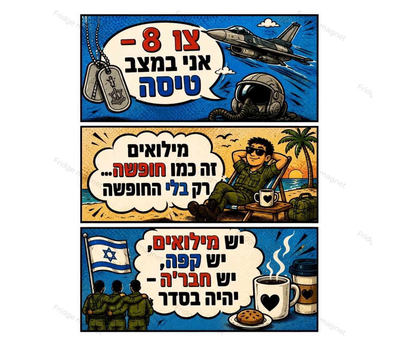 שלישיית מגנטים – אין כמו מילואים