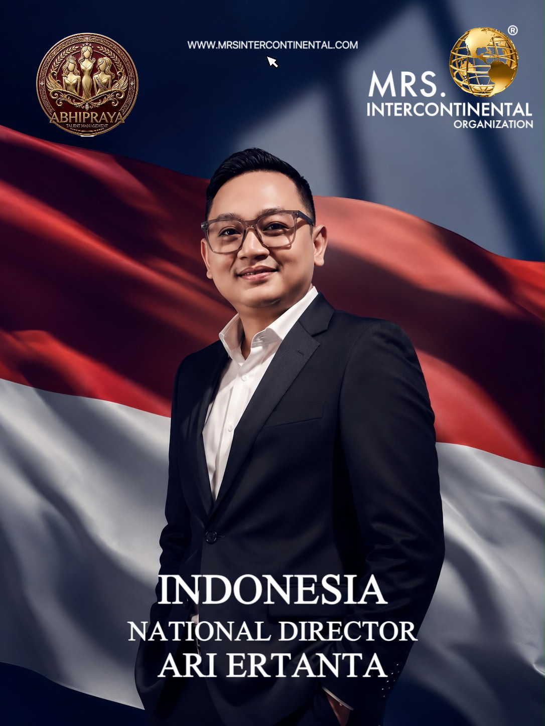 MRS. INTERCONTINENTAL ORGANISATION APPOINTS MR. ARI ERTANTA AS OFFICIAL NATIONAL DIRECTOR FOR INDONESIA