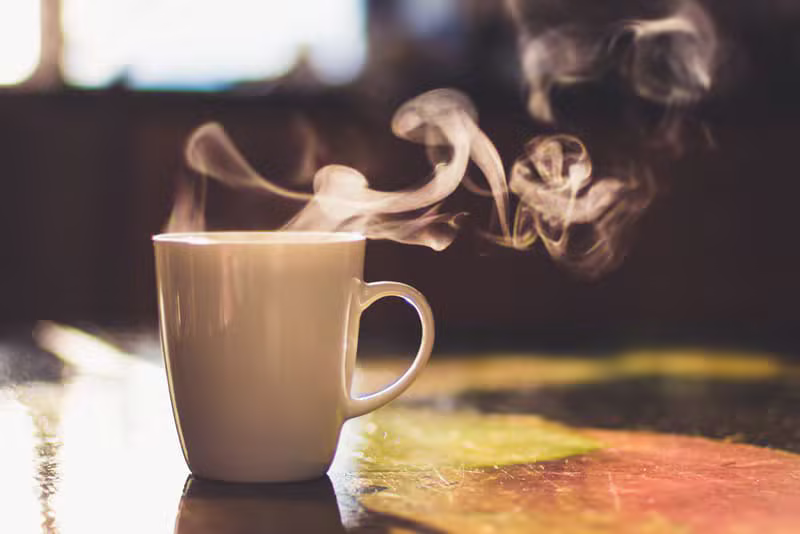 A comforting cup of hot tea