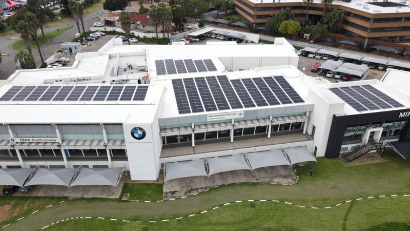 BMW Bedfordview • Commercial & Retail • 140.7 kWp