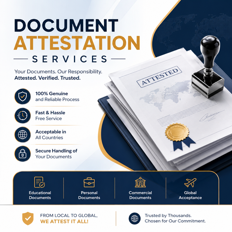 Document Attestation Services for Fast Verification - North vista No...
