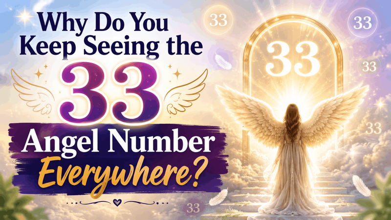 Why Do You Keep Seeing the 33 Angel Number Everywhere?