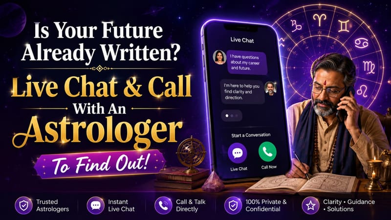 Is Your Future Already Written? Live Chat & Call With An Astrologer To Find Out!