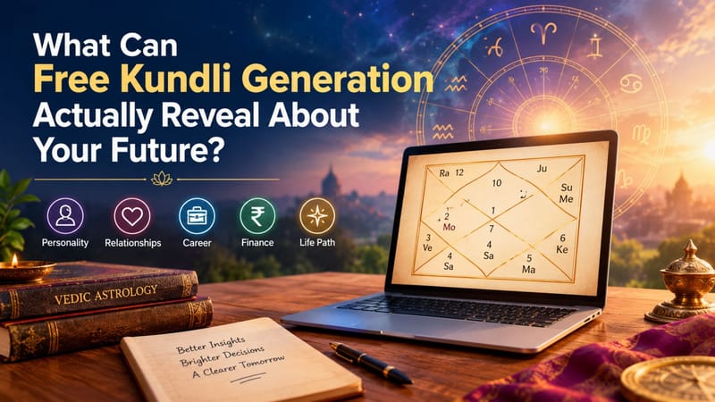 What Can Free Kundli Generation Actually Reveal About Your Future?