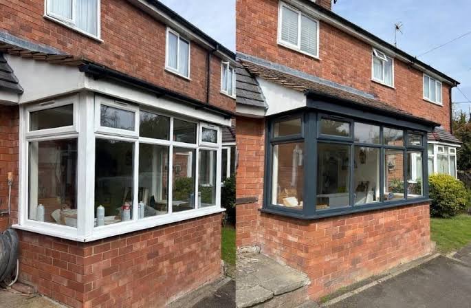 uPVC Frame Spraying