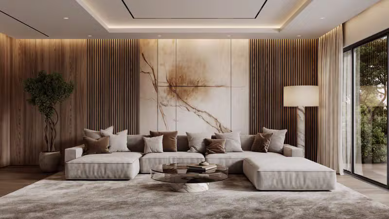 High quality 3D architectural interior render