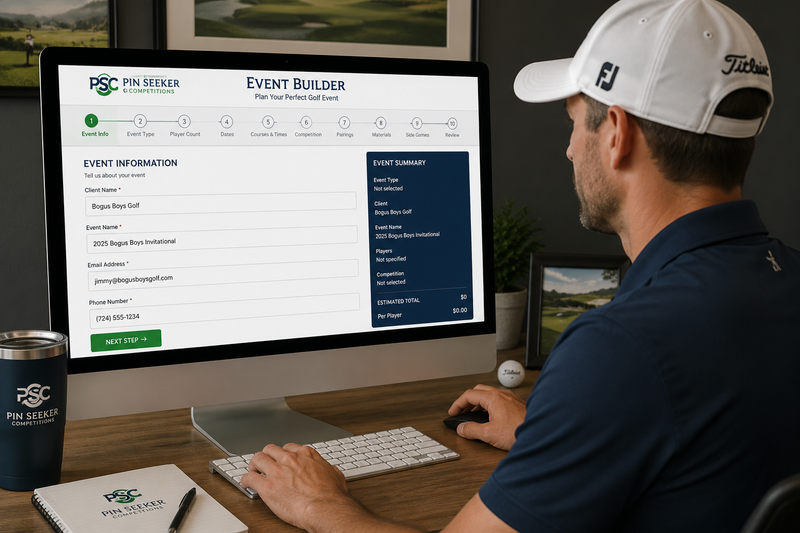 PSC Event Builder | Build Your Custom Golf Event Estimate