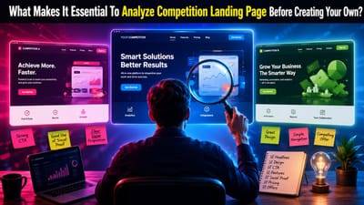 What Makes It Essential To Analyze Competition Landing Page Before Creating Your Own?