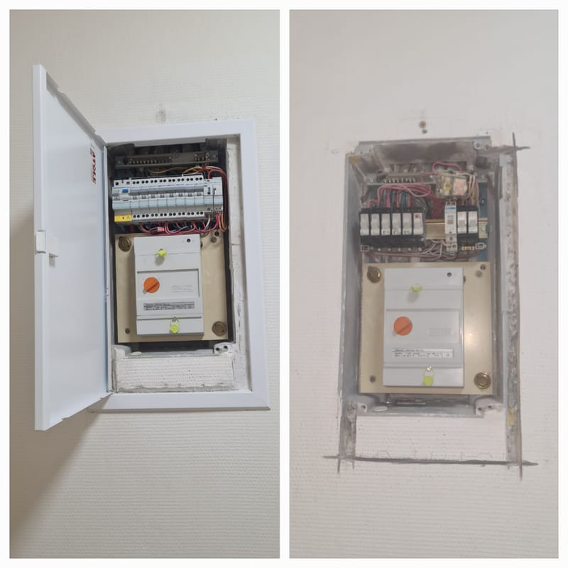 Rénovation complète d'un tableau électrique à Saint-Herblain