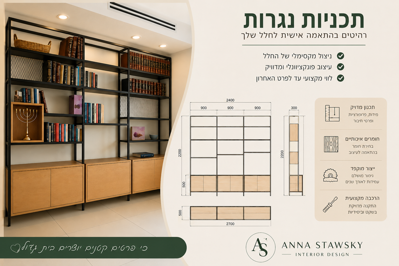 תכניות נגרות לבניית רהיטים