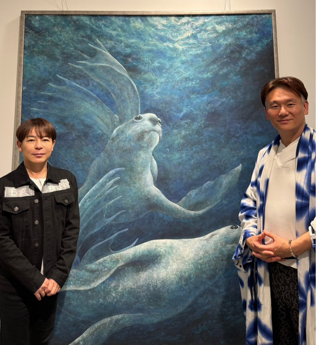 (Left)Junji Yamamoto (Right)Takao Nakamura