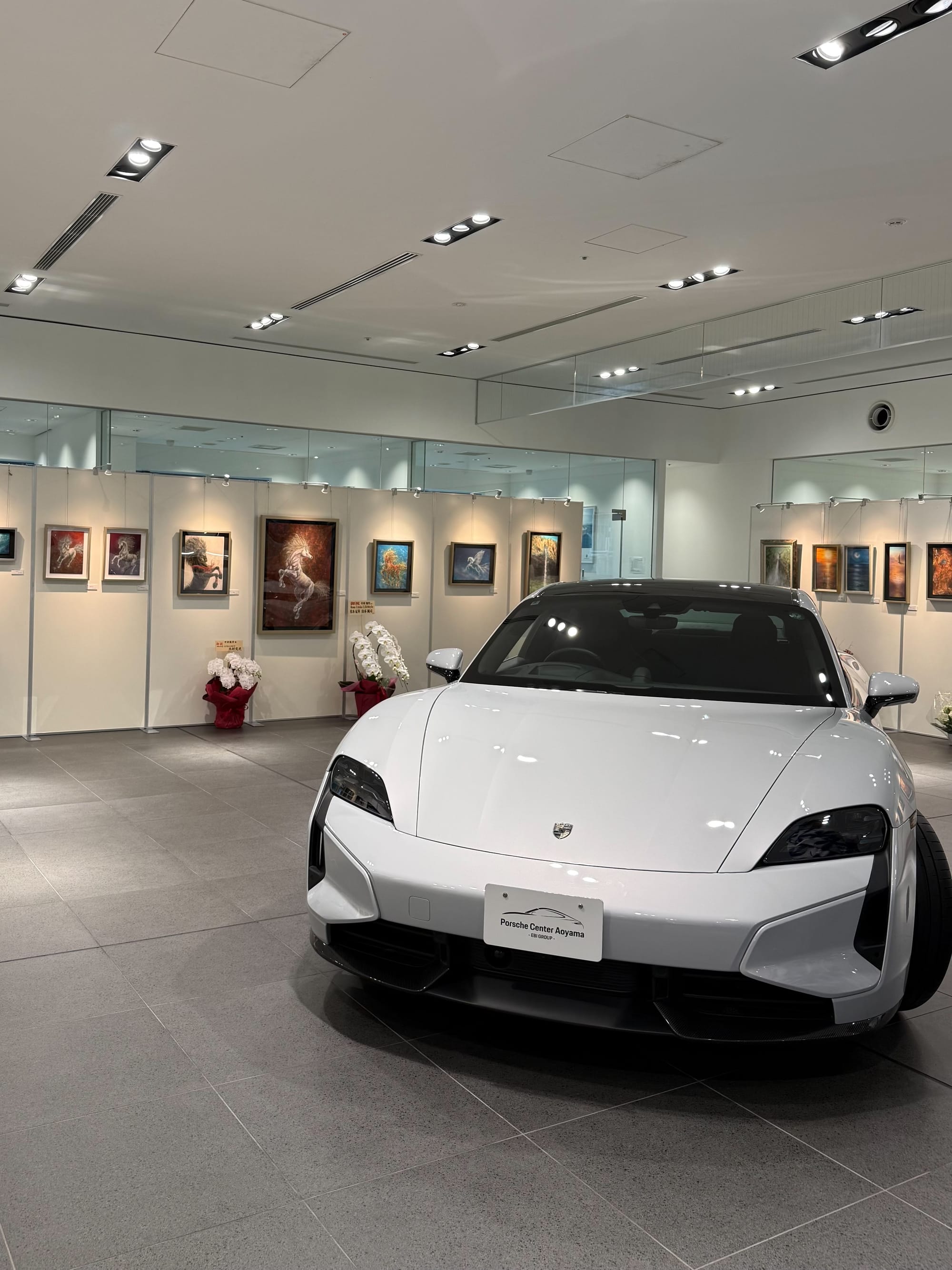 A Solo Exhibition at Porsche Center Aoyama Tokyo