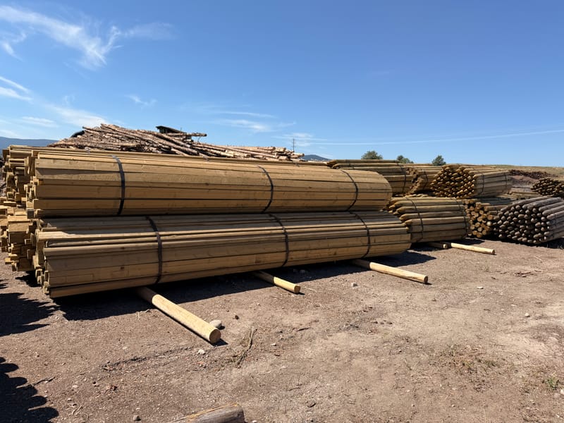 Treated Post , Poles & Rails